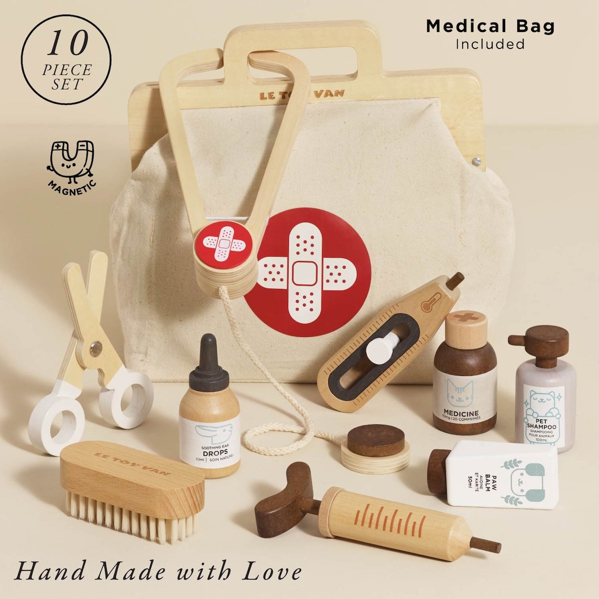 Le Toy Van Toy Animal Care Set