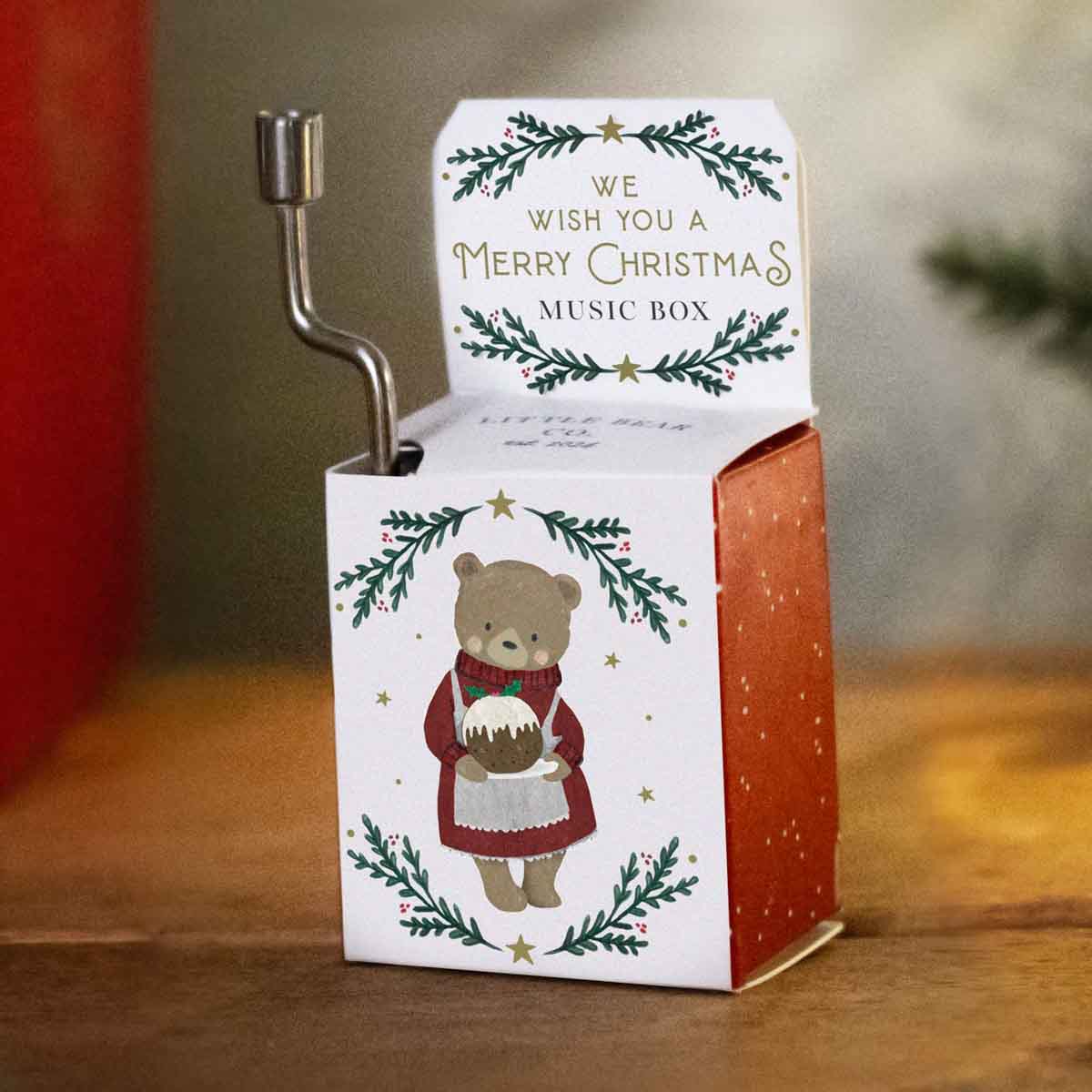 Little Bear Christmas Pocket Music Box