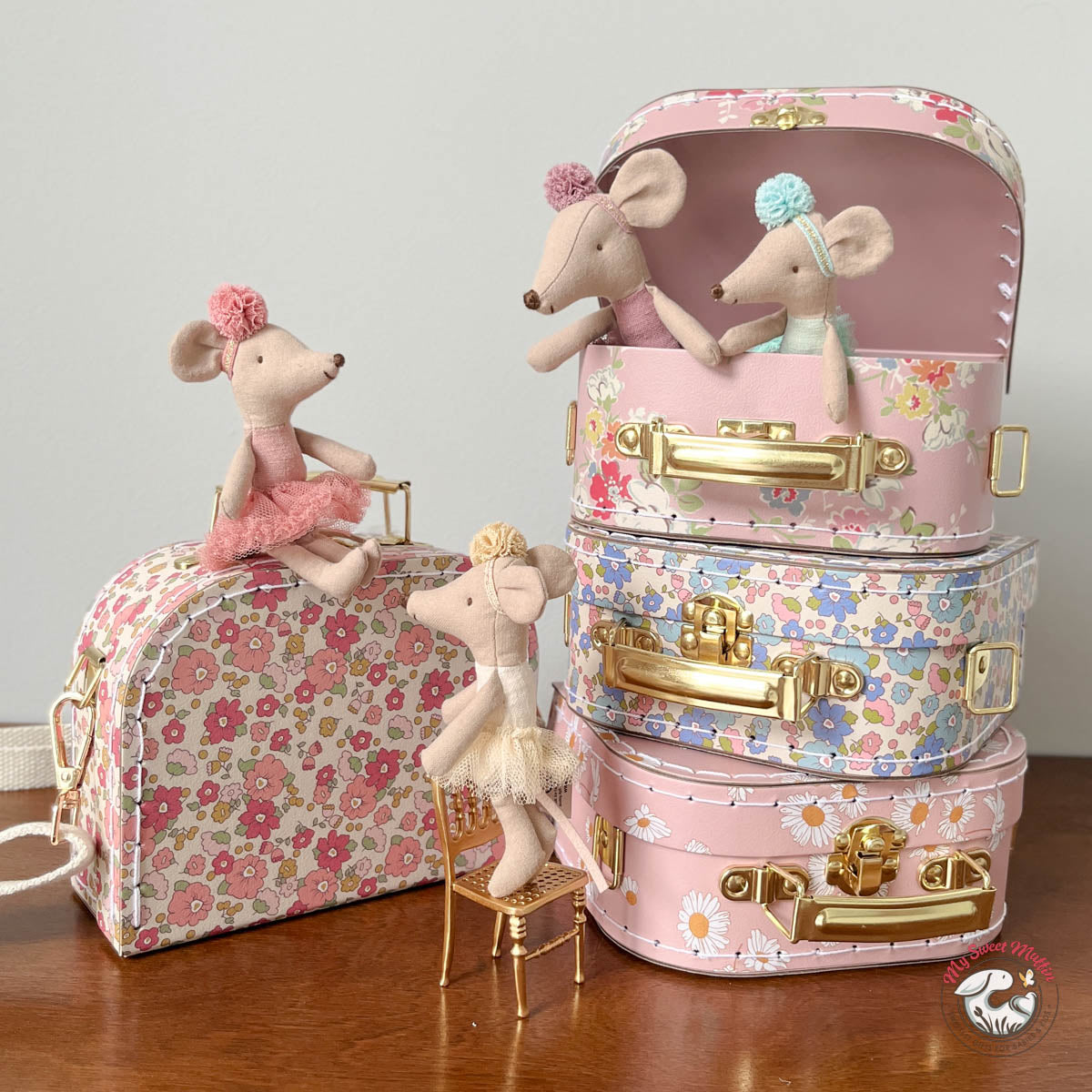 Maileg Big Sister Ballerina Mouse, Heather