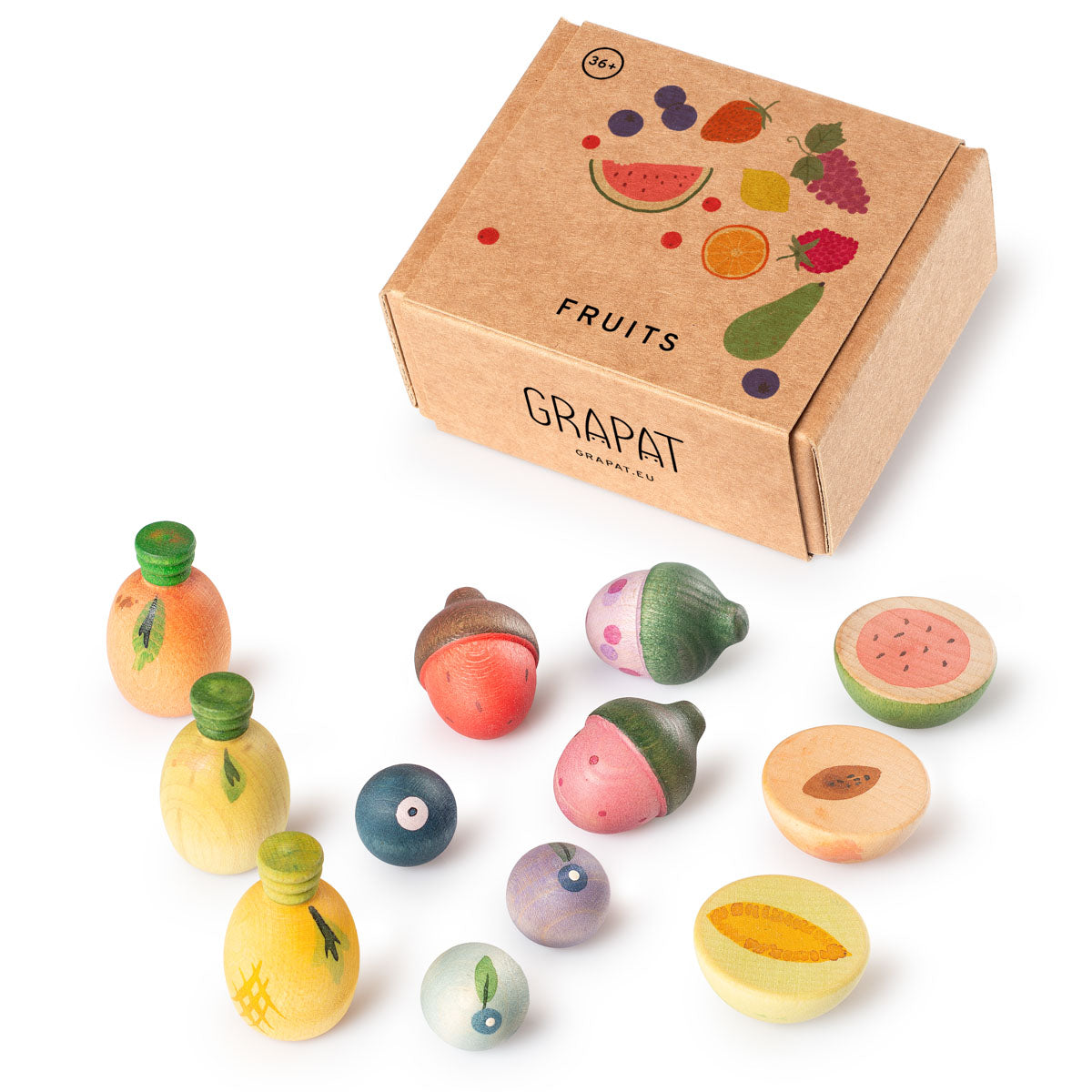 Grapat Wooden Fruits