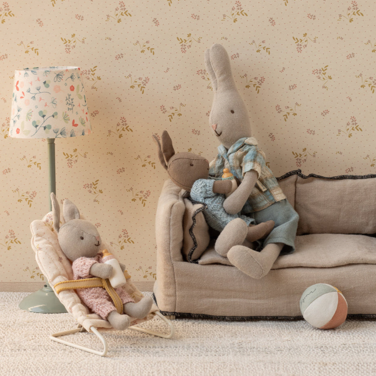 Maileg Babysitter, Micro, Off White