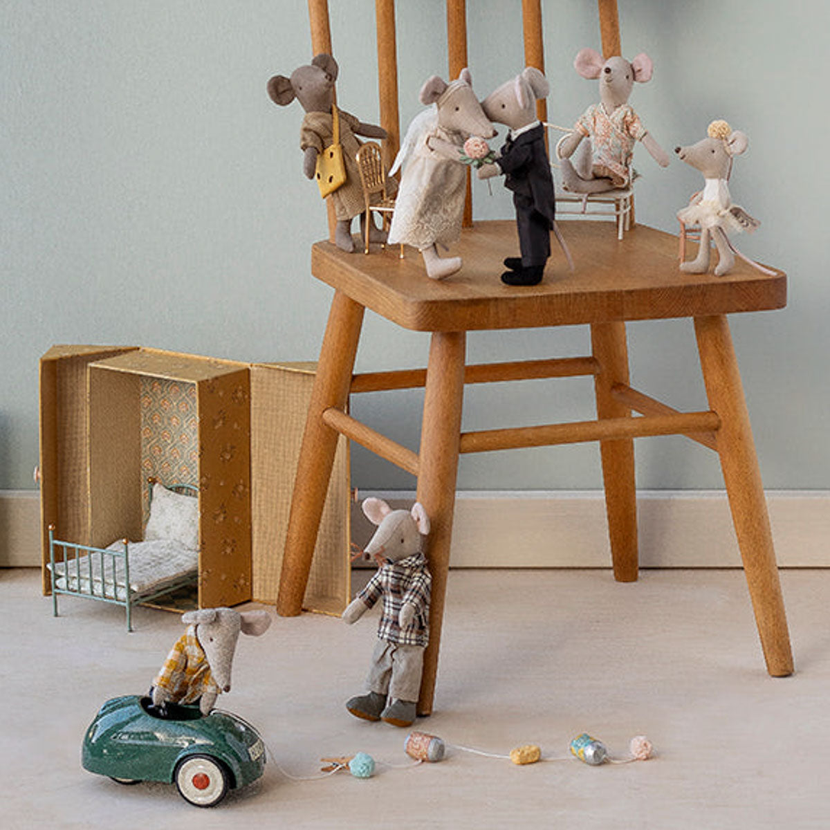 Maileg Wedding Mice Couple in Box