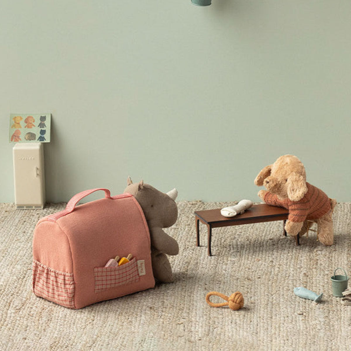 Maileg Long Dining Table. Mouse Size