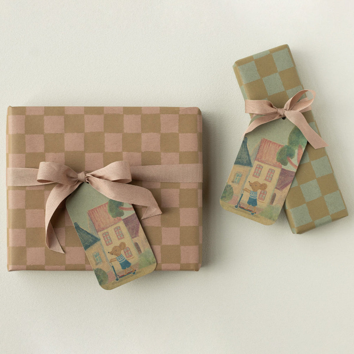 Maileg Gift Tag, Mouse, 12pcs
