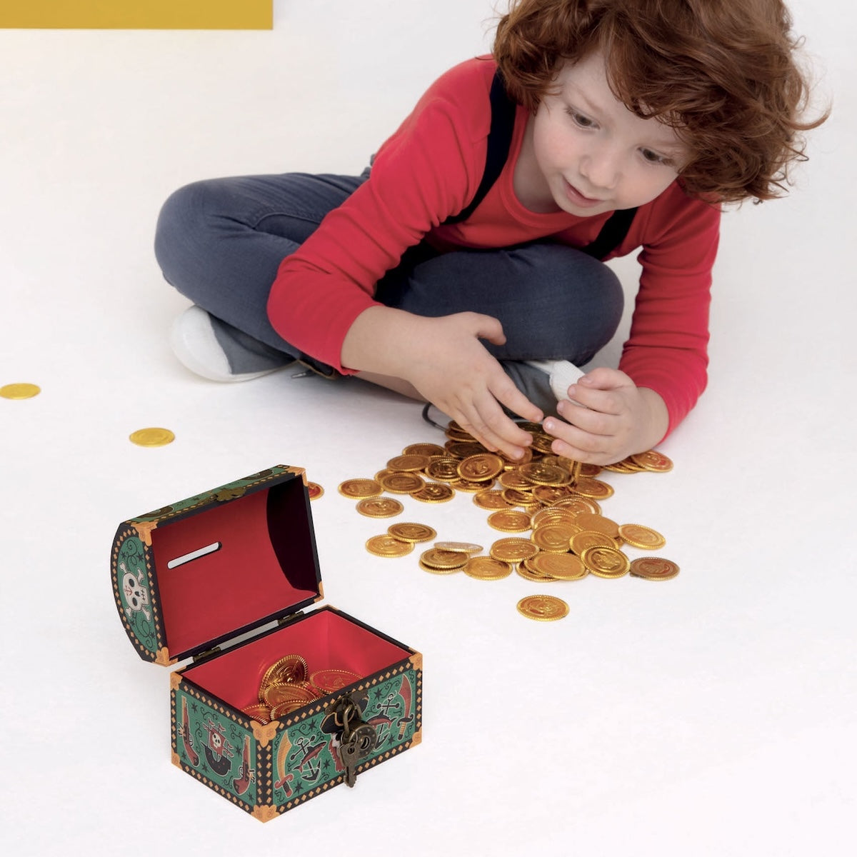 Pirate Treasure Box Coin Bank