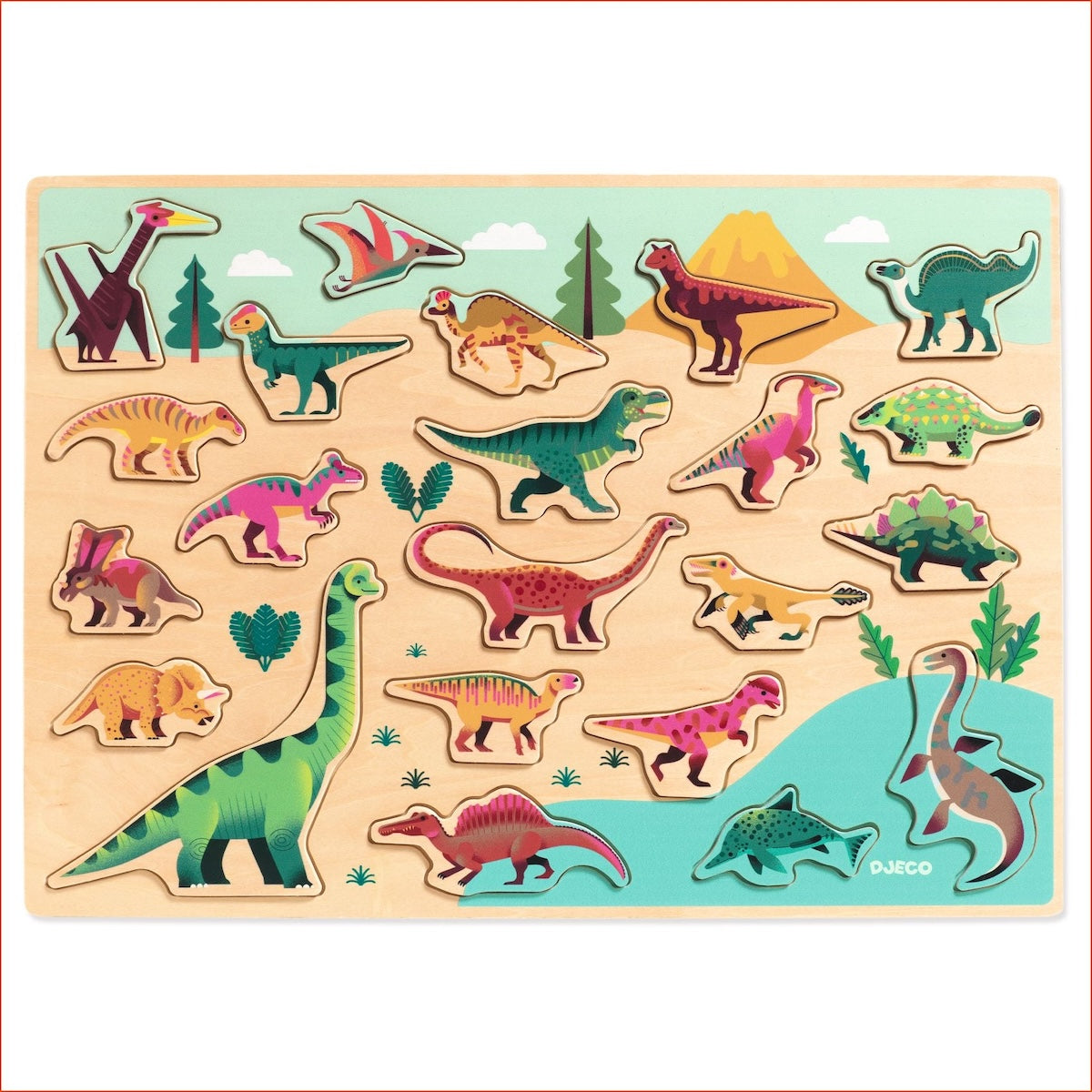 Dino Wooden Puzzle