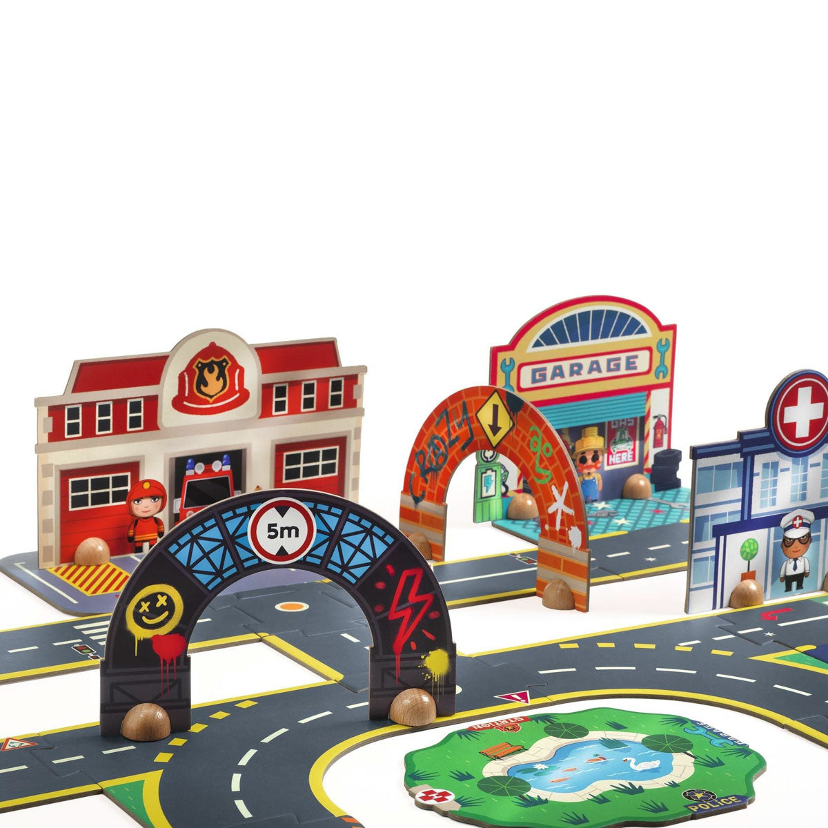 Crazy Motors Puzzle'Up Ville