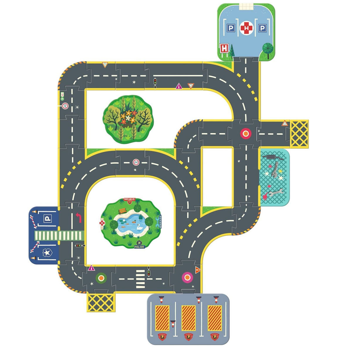 Crazy Motors Puzzle'Up Ville