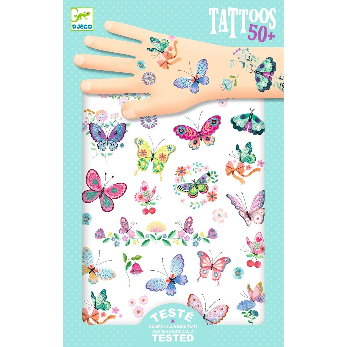 Djeco Temporary Tattoos, Dream Butterflies