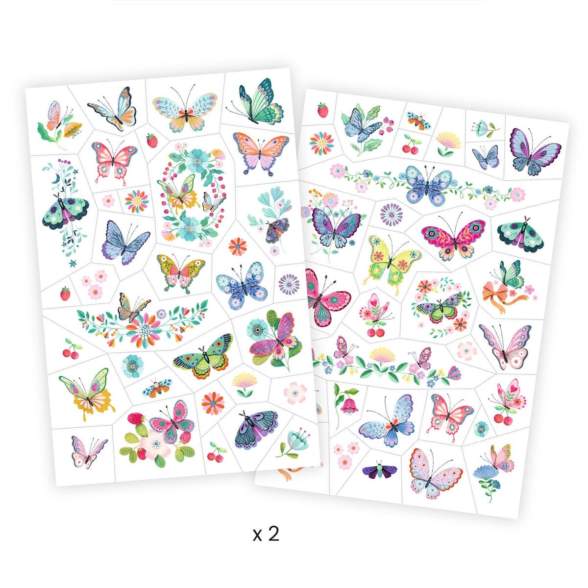 Djeco Temporary Tattoos, Dream Butterflies
