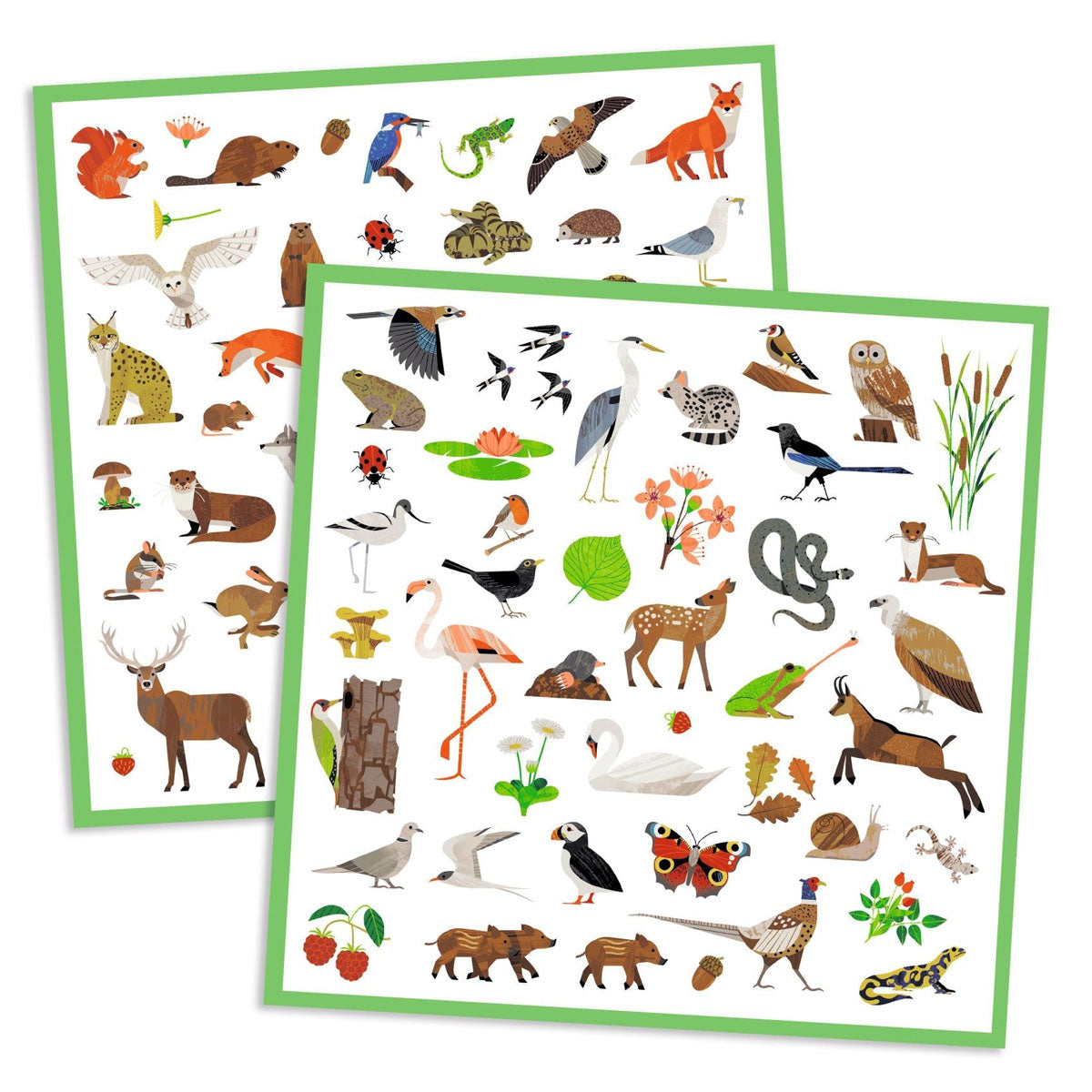 Djeco 160 Stickers, Fauna