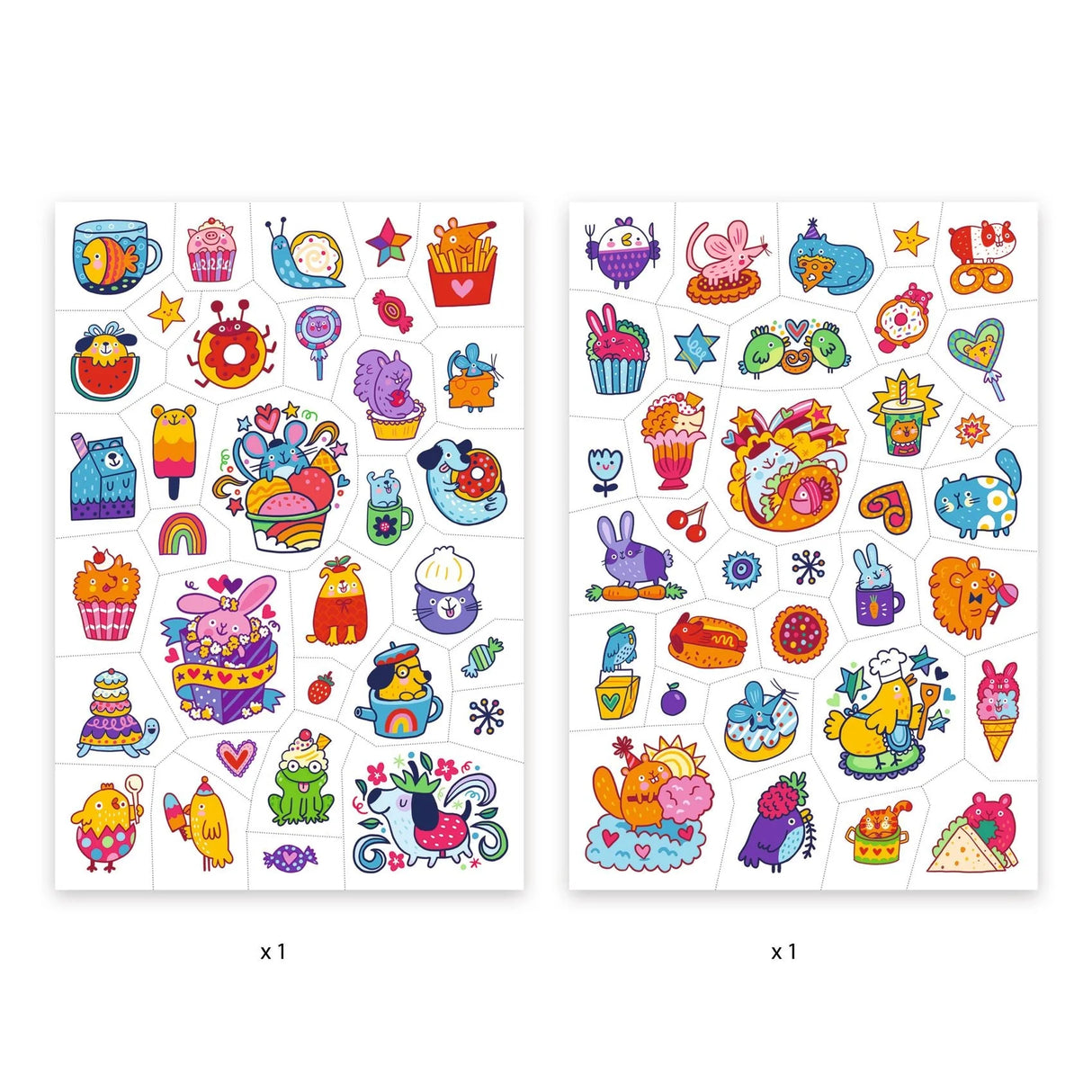 Djeco Temporary Tattoos, Sweet Mimi