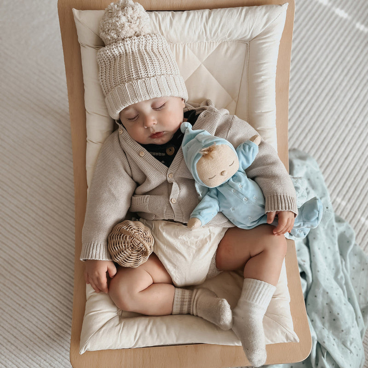 Olli Ella Lullaby Dozy Dinkum Gift Set, Leo Blue