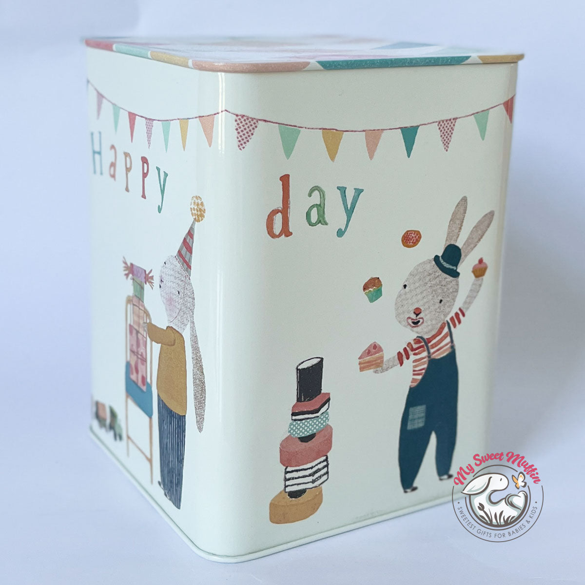 Maileg Happy Day Bunny in Tin Box- Final Sale