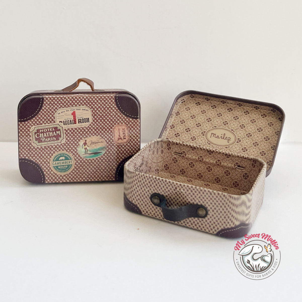 Maileg Metal Suitcase for Dolls, Micro