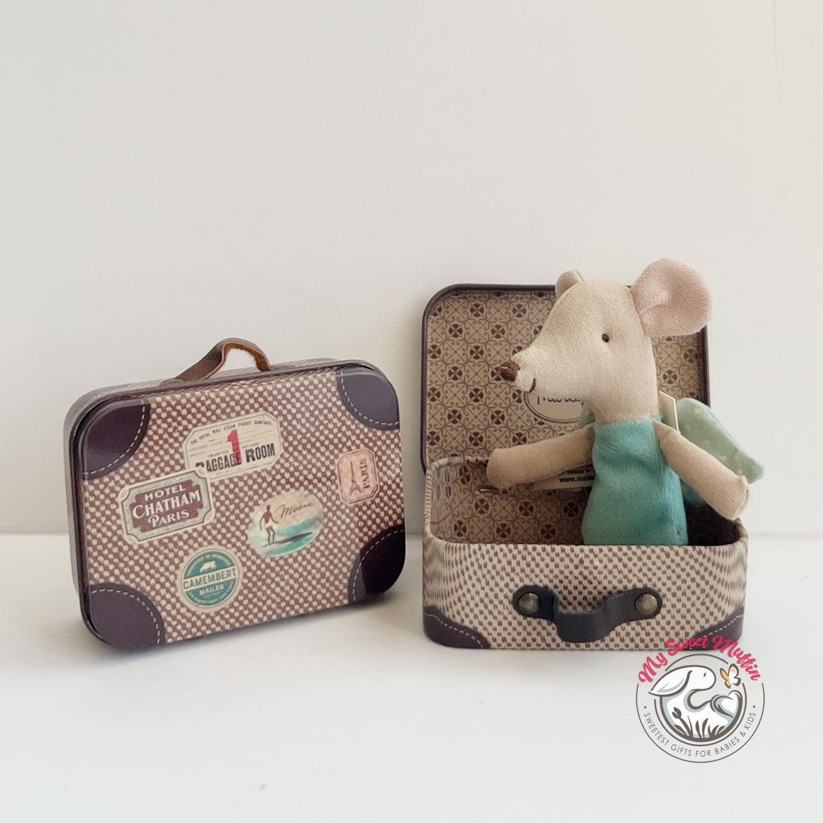 Maileg Metal Suitcase for Dolls, Micro