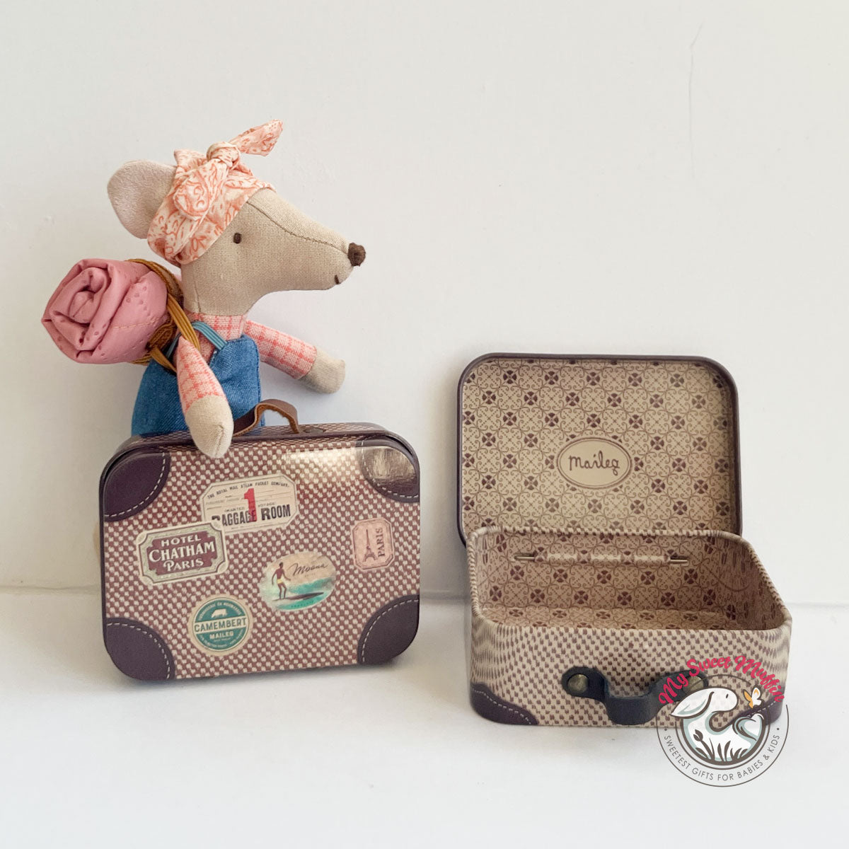 Maileg Metal Suitcase for Dolls, Micro