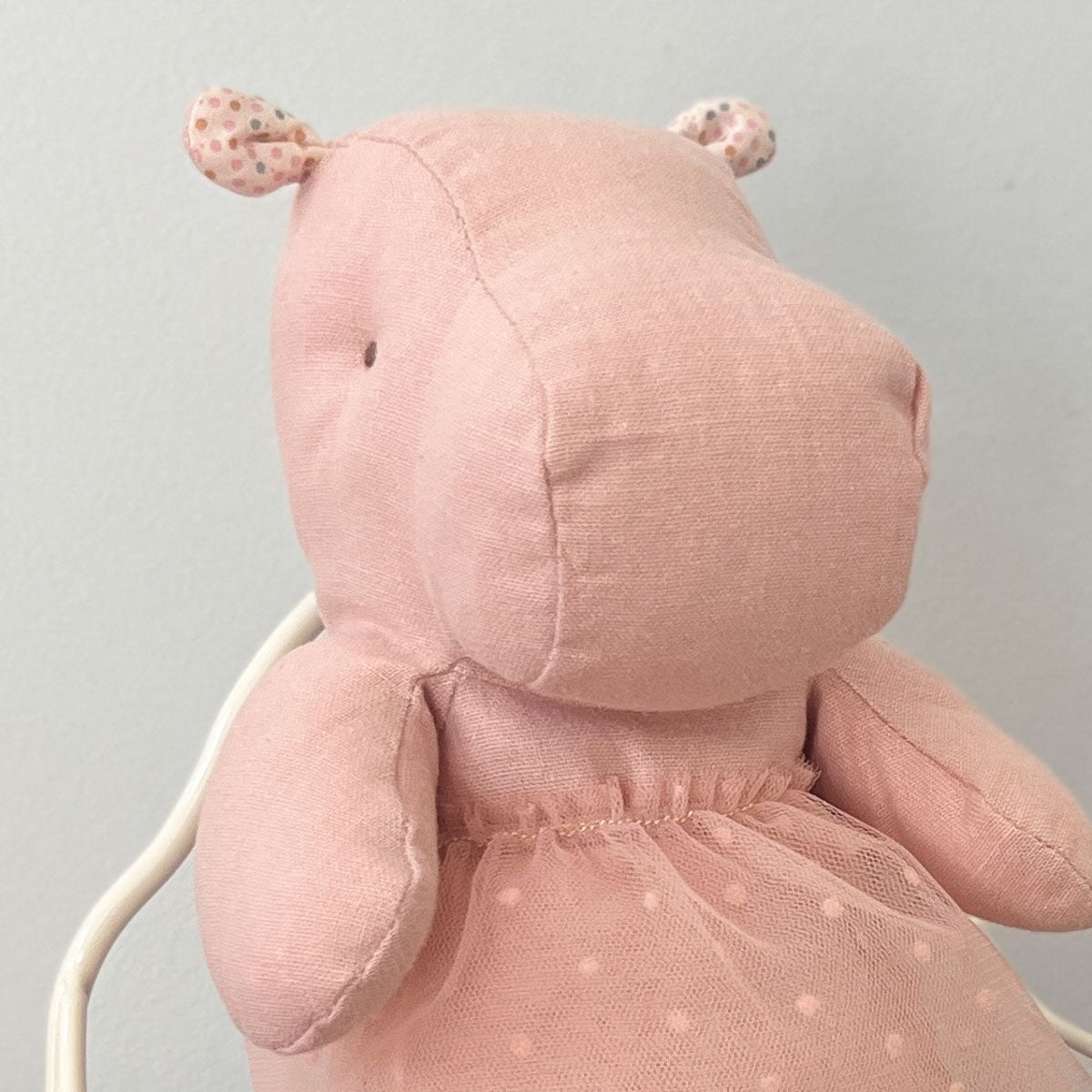 Maileg Small Hippo with Tutu Skirt