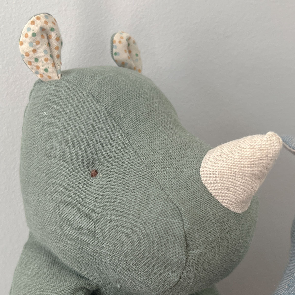 Maileg Safari Friends Rhino, Small