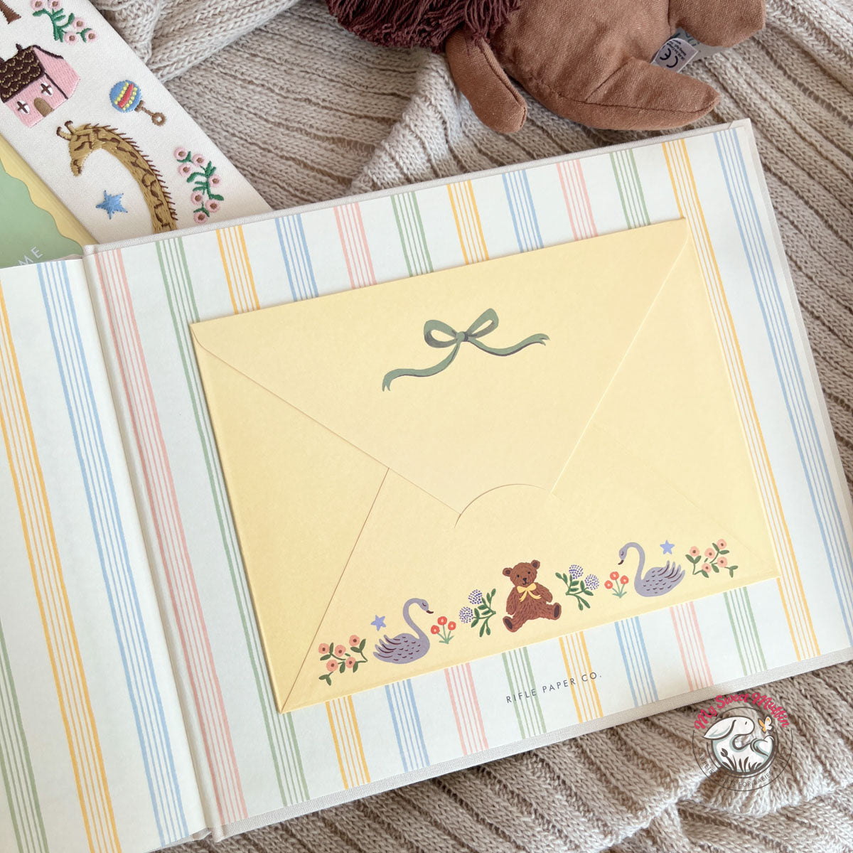 Rifle Paper Co. Embroidered Baby Book