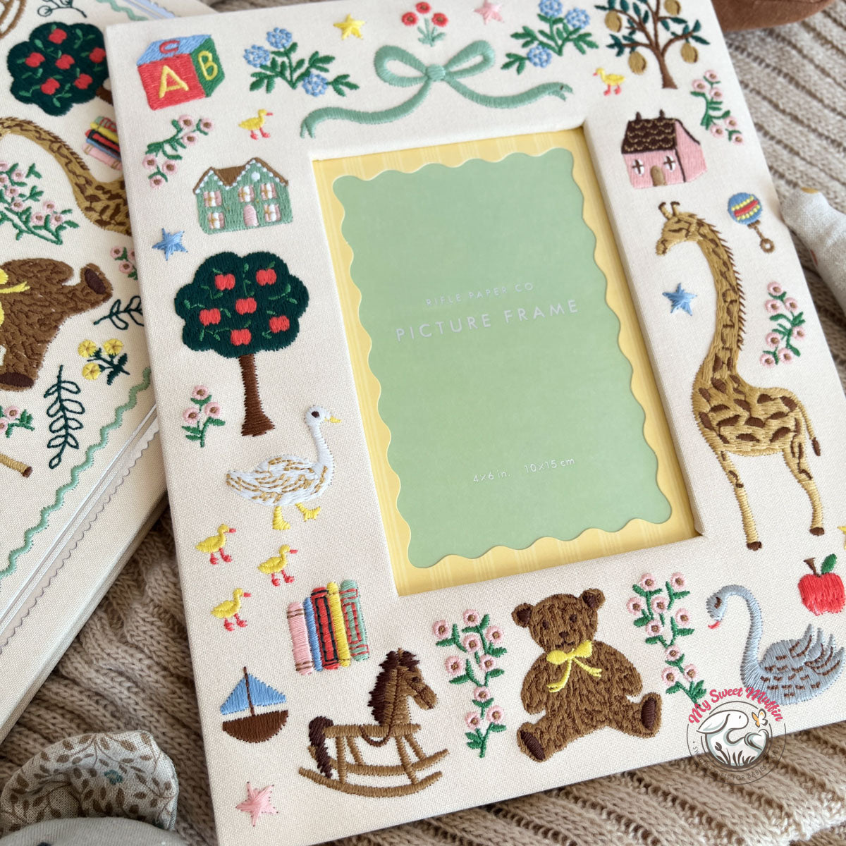 Rifle Paper Co. Storybook Embroidered Picture Frame