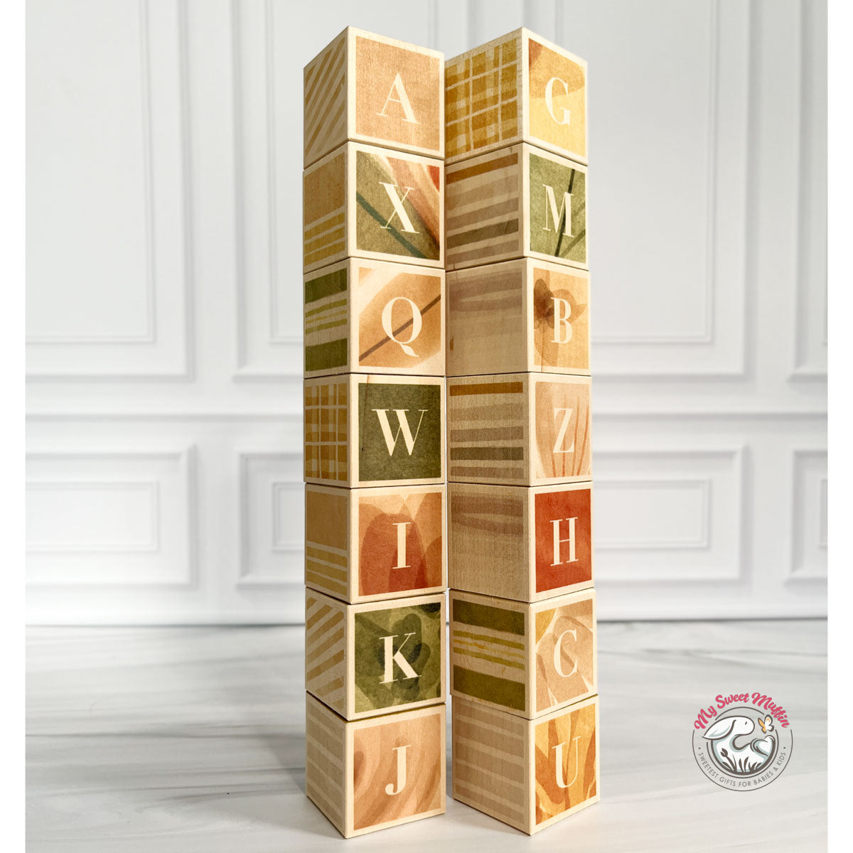 Uncle Goose Watercolor ABC Blocks