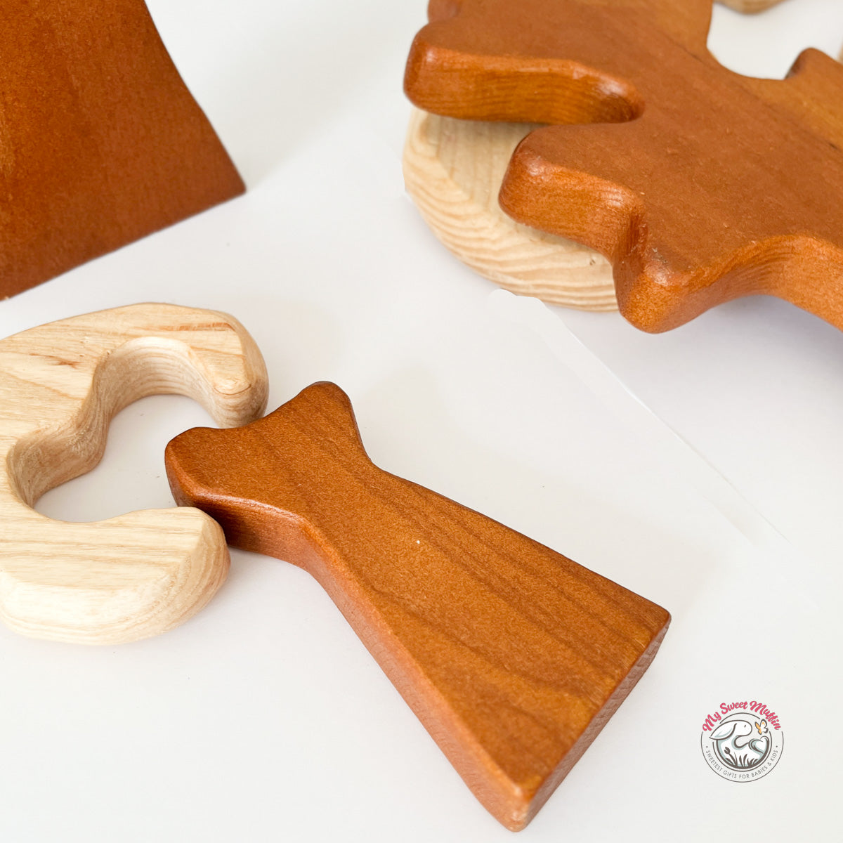 Wooden Trees (Set of 3 )