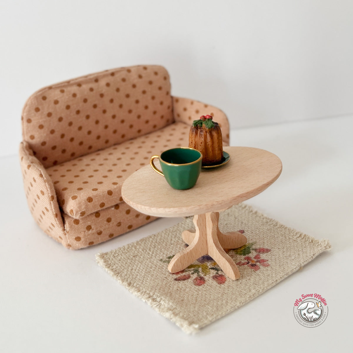 Maileg Mouse Size Oval Coffee Table