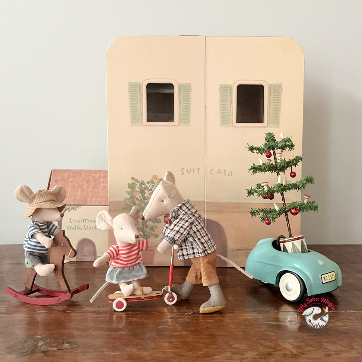 Maileg LouiMax and Stella, Little brother and sister mice