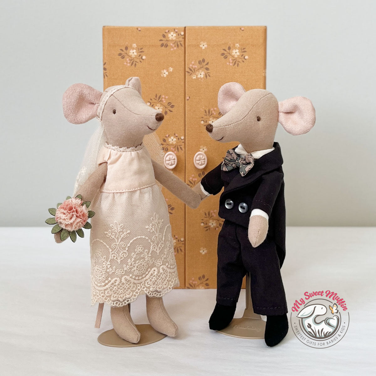 Maileg Wedding Mice Couple in Box