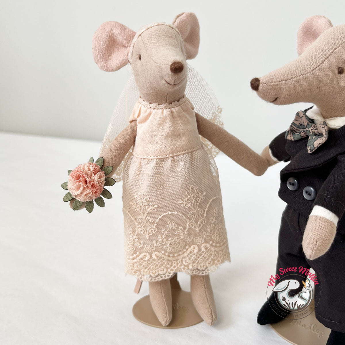 Maileg Wedding Mice Couple in Box