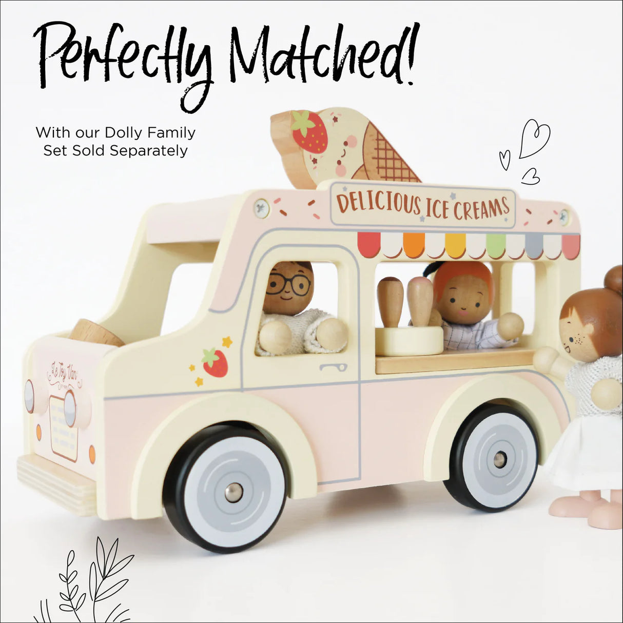 Le Toy Van Wooden Ice Cream Van