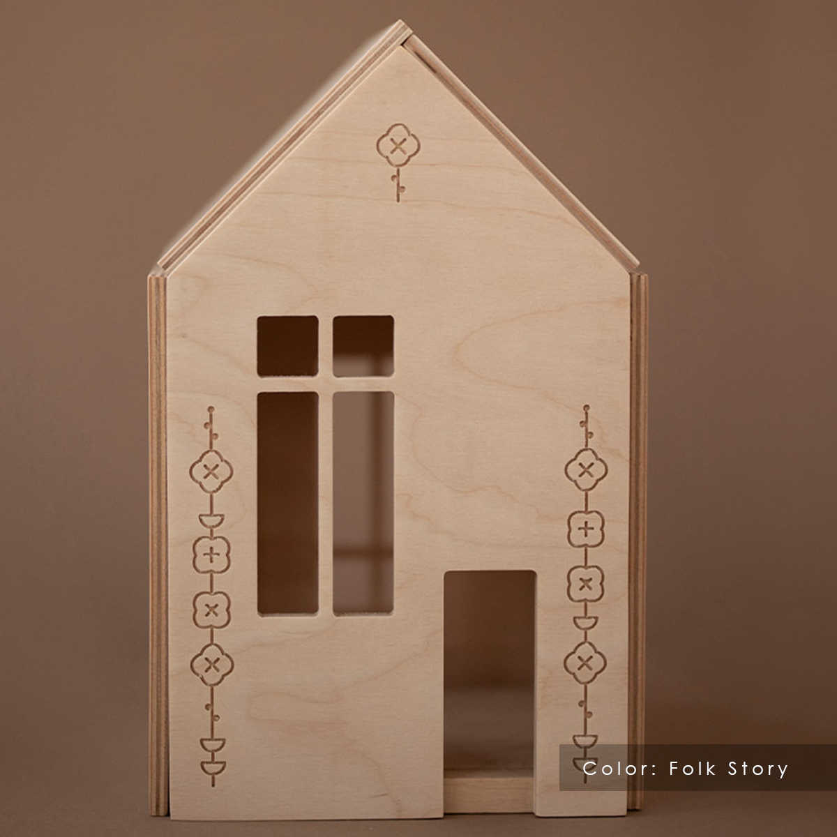 Babai Magnetic Wooden Doll House, Folk Story, Large