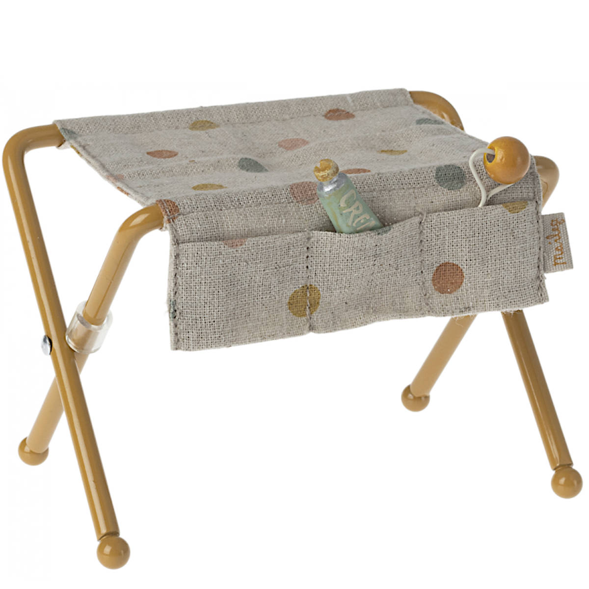 Maileg Dollhouse Changing Table for Baby Mouse, Orcher