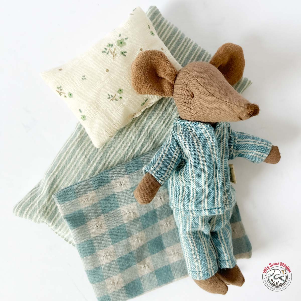 Maileg Big Brother Mouse in a Box, Pajama