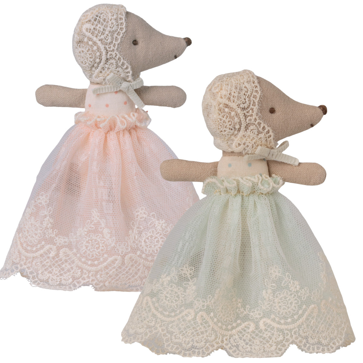 Maileg Sleepy Wakey Baby Mouse in Gown (ships in june)