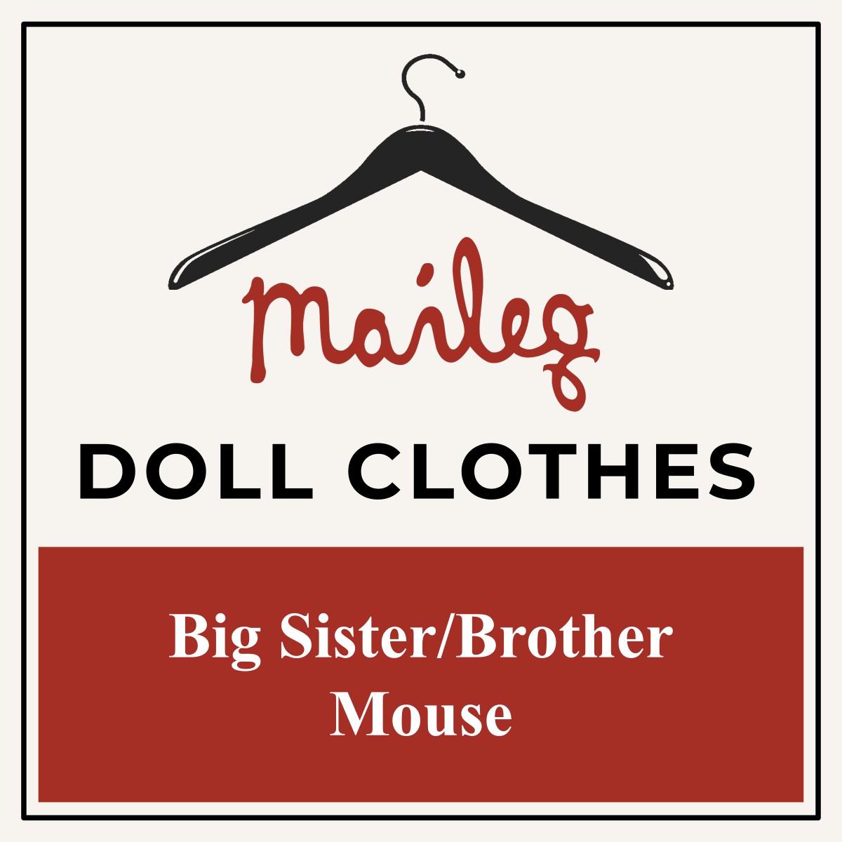 Maileg Doll Clothes for Big Brother & Sister Mouse