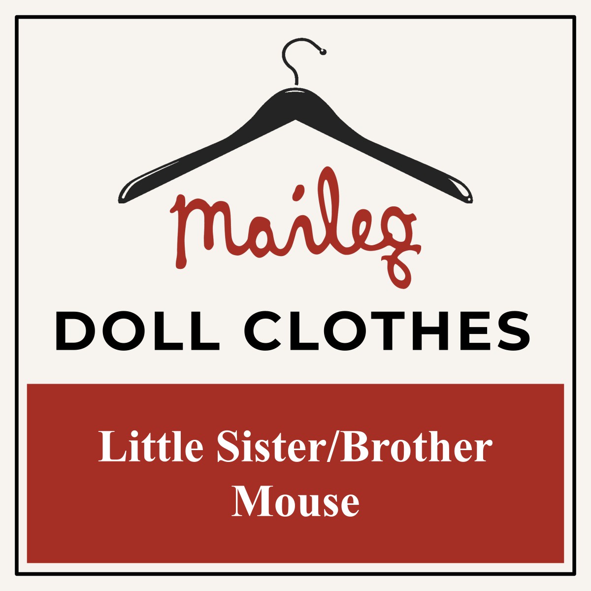 Maileg Doll Clothes for Little Brother & Sister Mouse