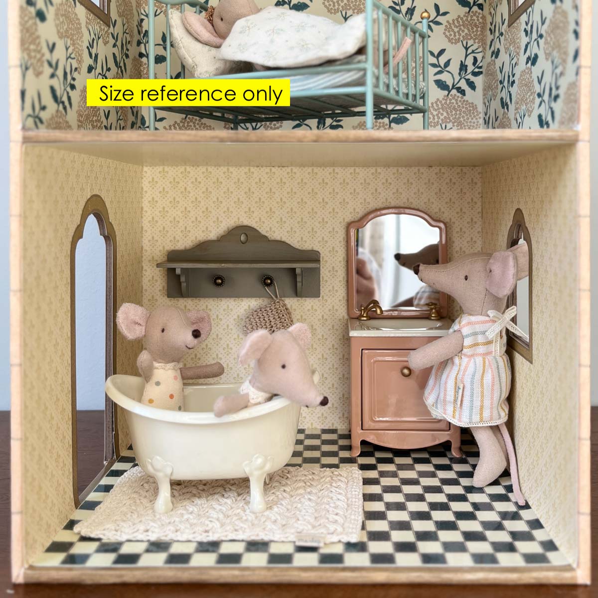 Maileg Mouse size Sink Dresser with Mirror