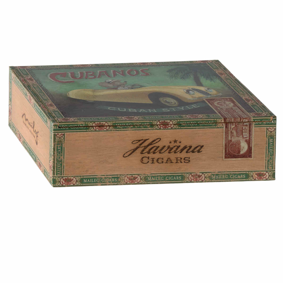 Maileg Grandma and  Grandpa Mice in Cigar Box