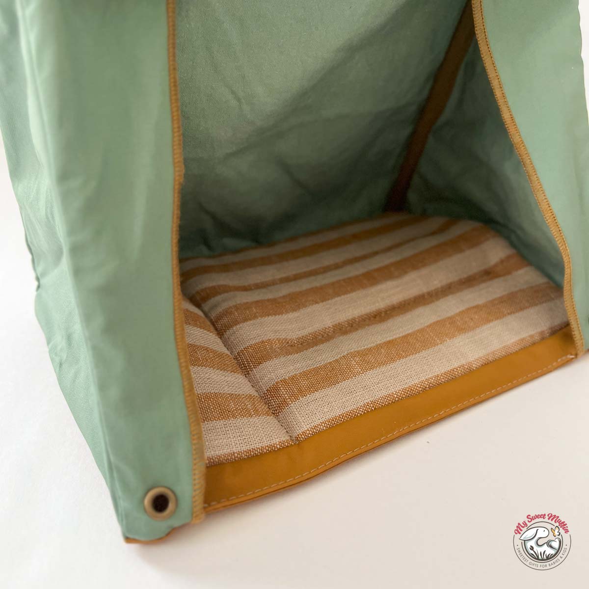 Maileg Mouse Happy Camper Tent, Green