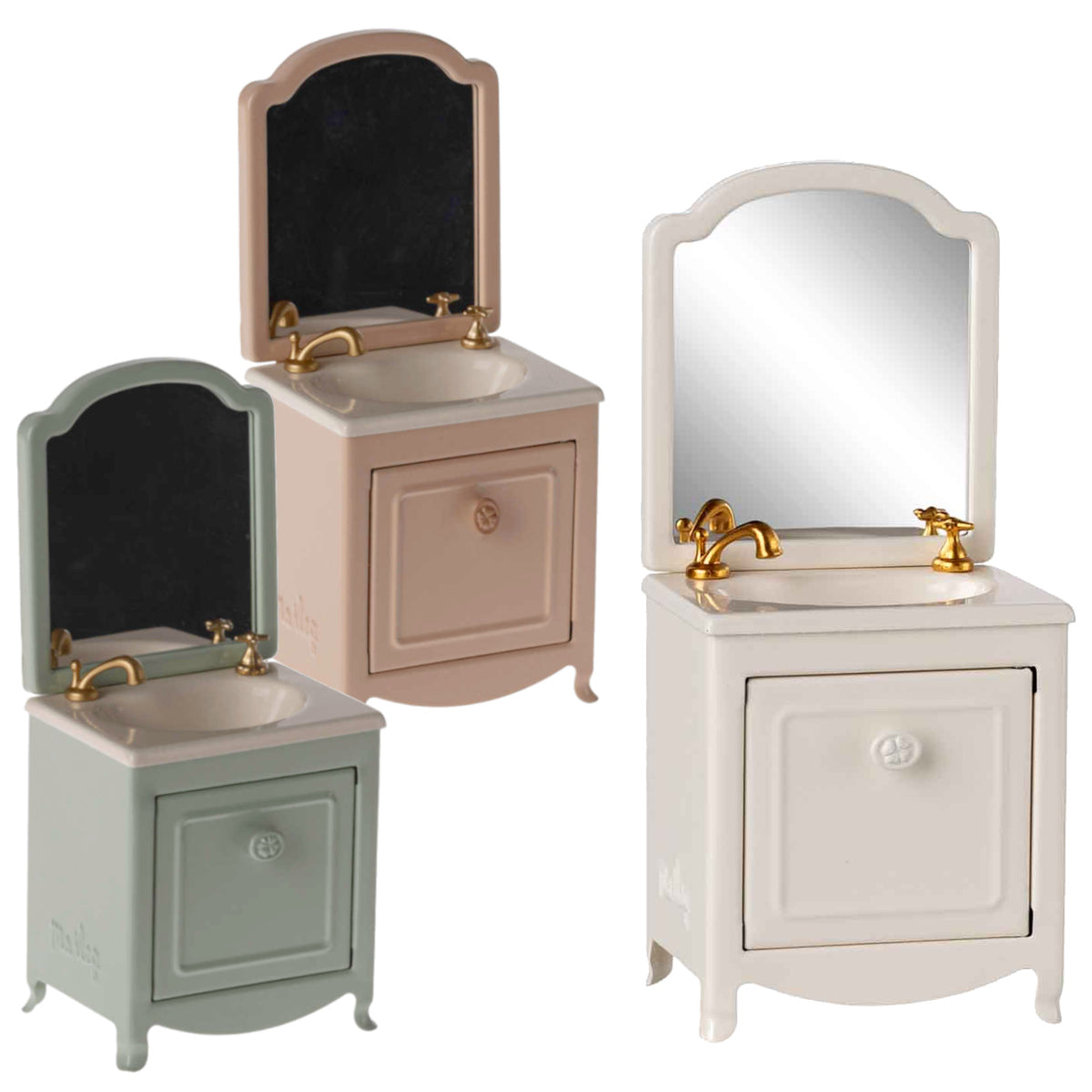 Maileg Mouse size Sink Dresser with Mirror