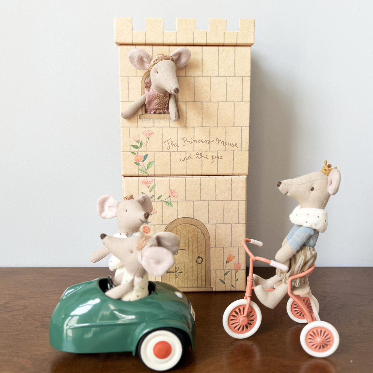 Maileg Mouse Car, Dark Green