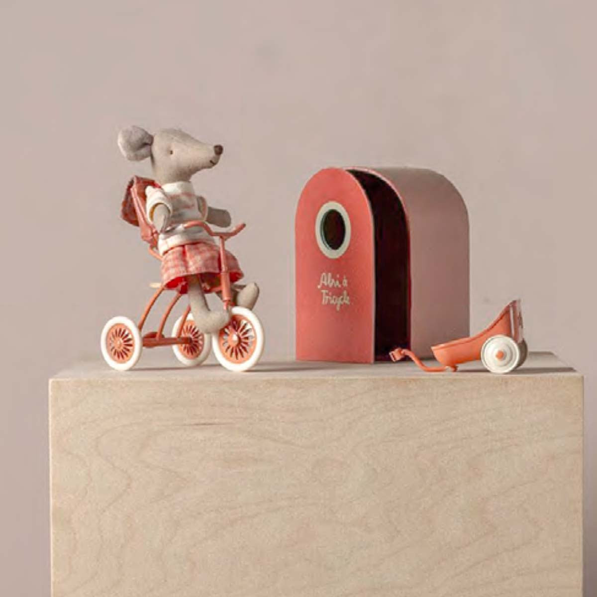 Maileg Abri à tricycle for Mouse
