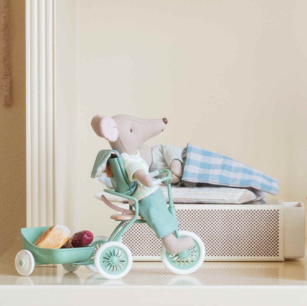 Maileg Abri à tricycle for Mouse