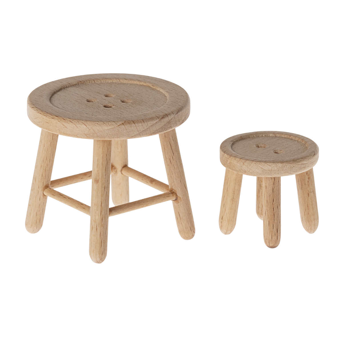 Maileg Mouse Size Button Table and Stool Set – My Sweet Muffin