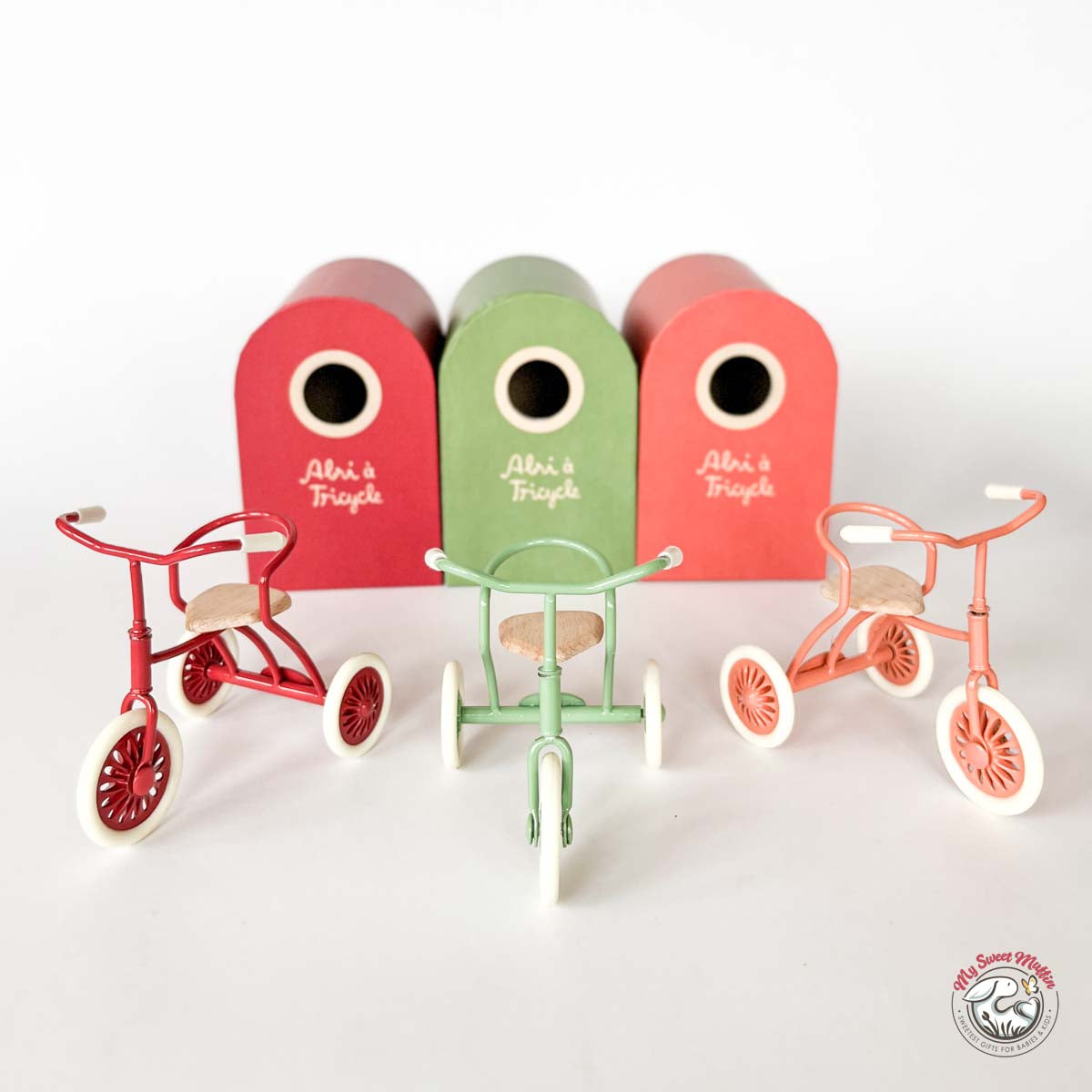 Maileg Abri à tricycle for Mouse