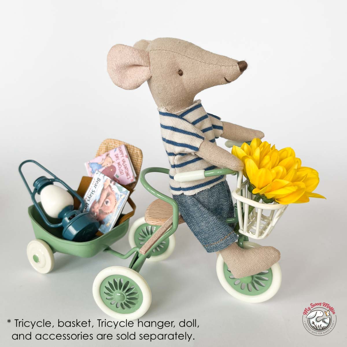 Maileg Abri à tricycle for Mouse