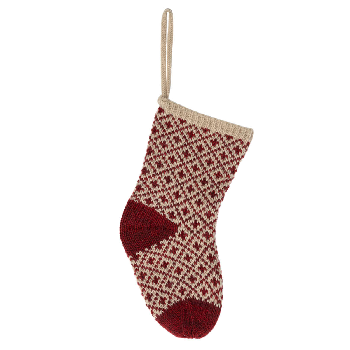 Maileg Christmas Stocking, Knitted