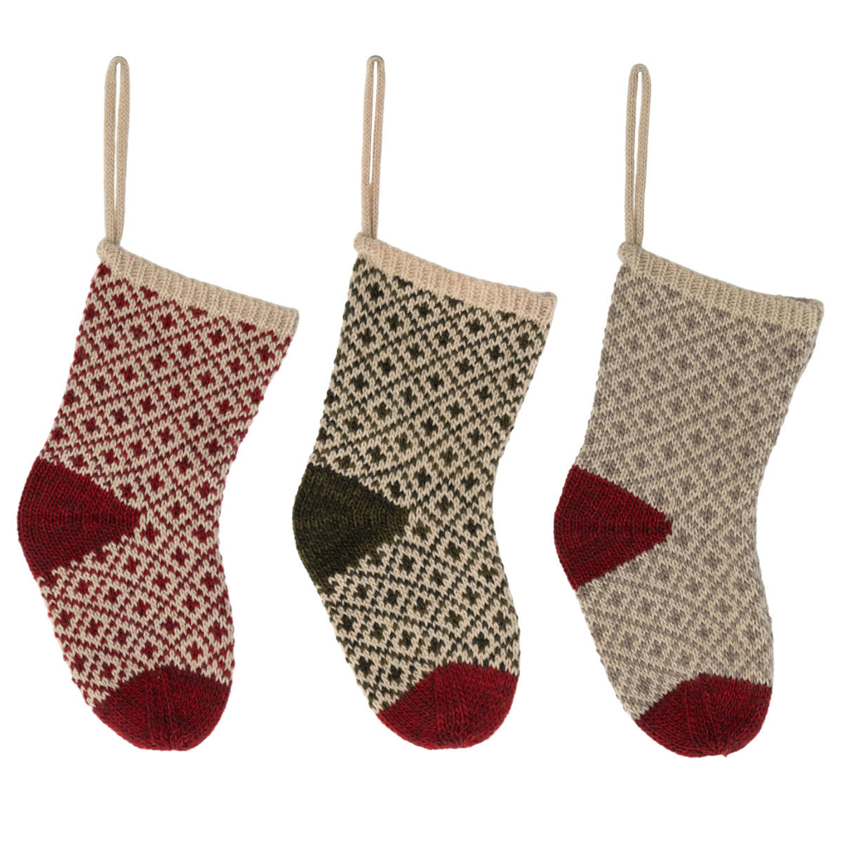 Maileg Christmas Stocking, Knitted